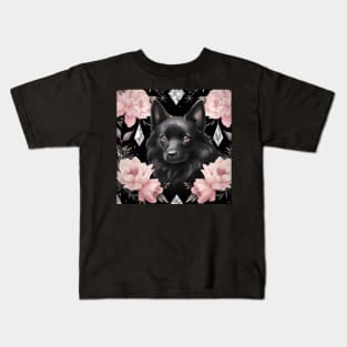 Schipperke Art Kids T-Shirt